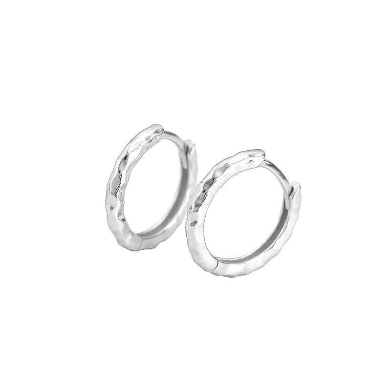 Smilla Small creoler i sterlingsølv fra MerlePerle, 12,5 mm